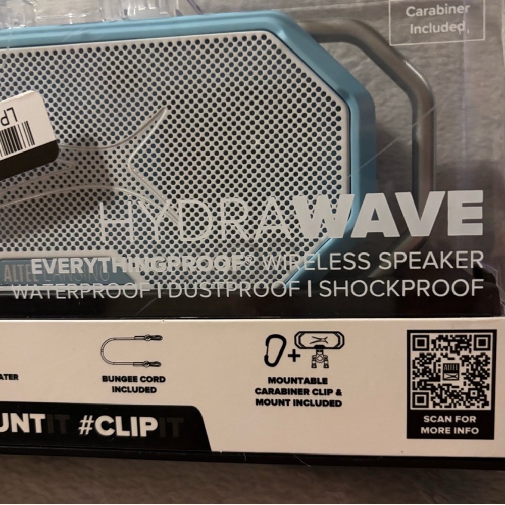 Altec Lansing HydraWave Blue Portable Speaker - Picture 3 of 8
